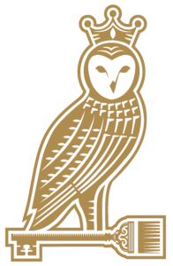 Noble Painting's brown Owl Logo